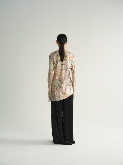 Ruby print blouse