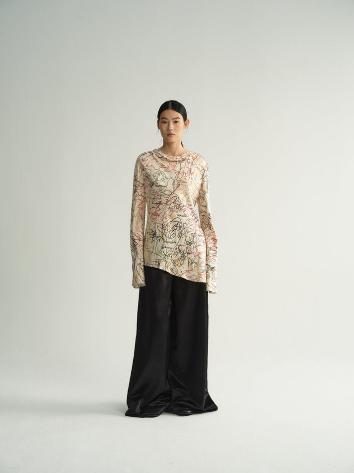 Ruby print blouse