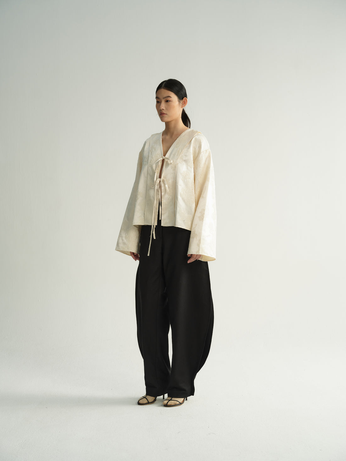 Cleo Jacquard blouse