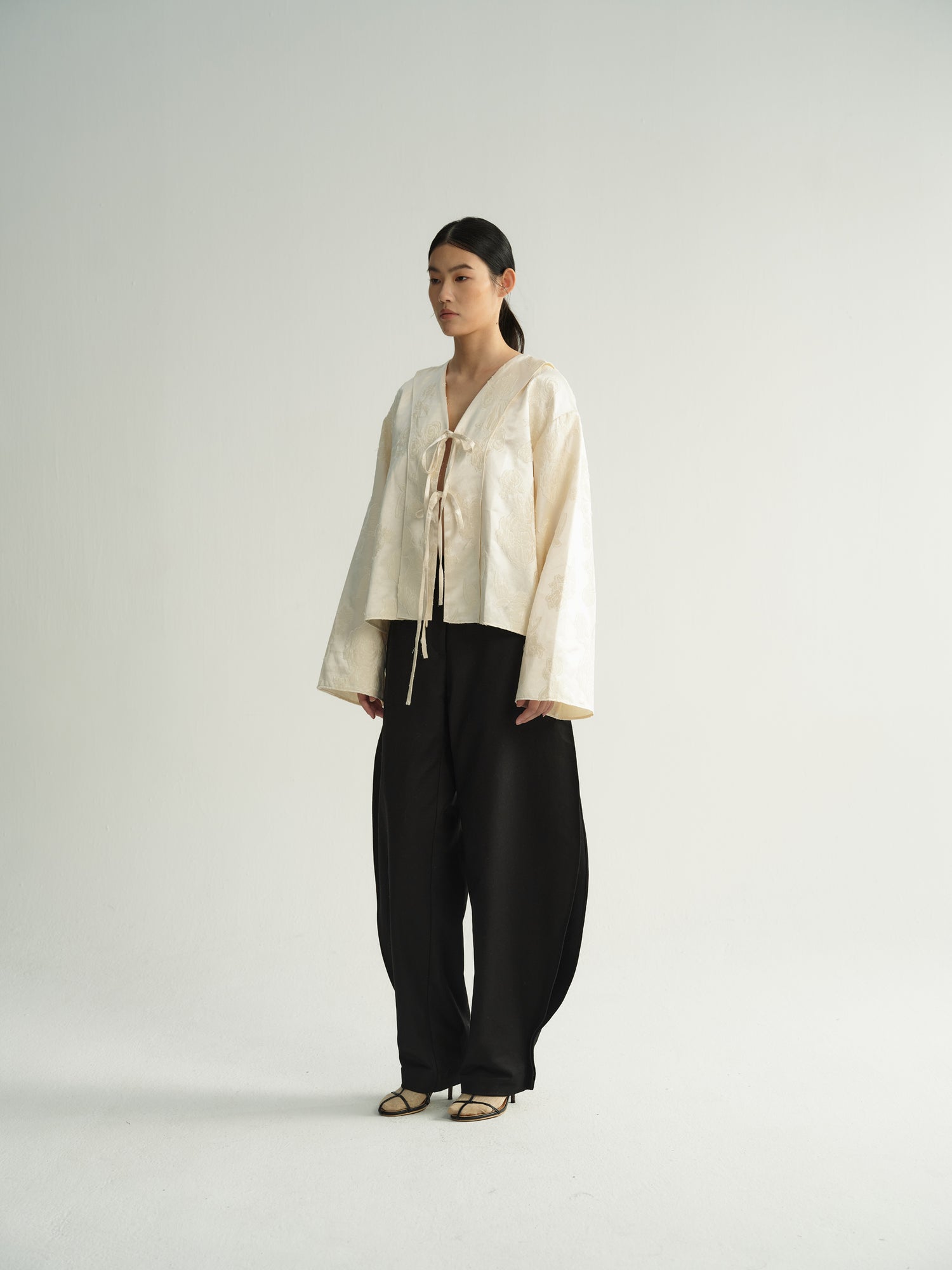 Cleo Jacquard blouse
