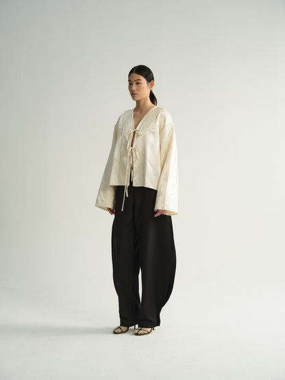 Cleo Jacquard blouse