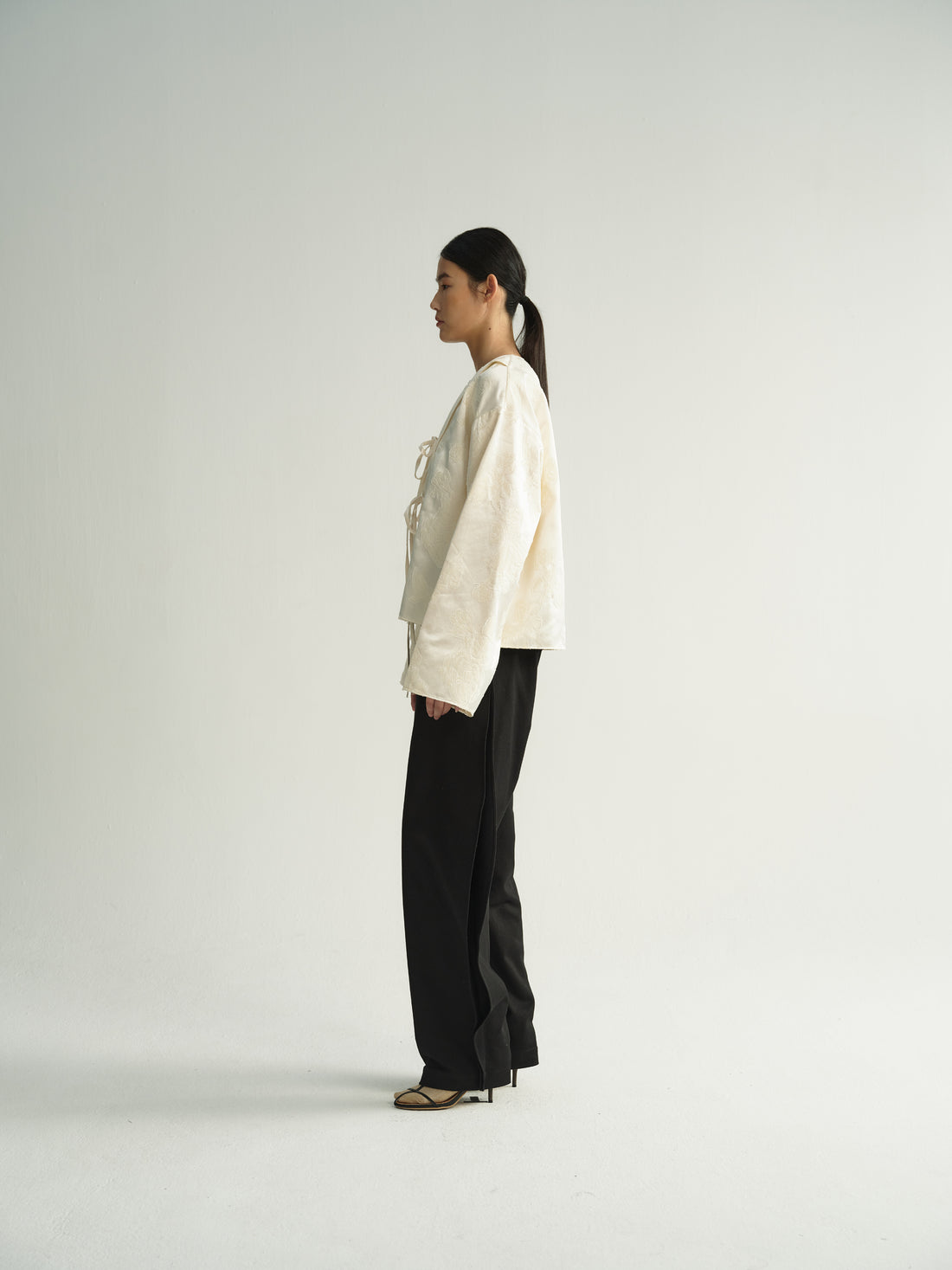 Cleo Jacquard blouse