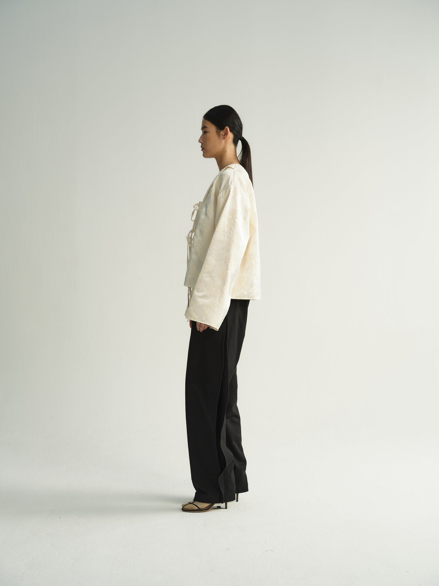 Cleo Jacquard blouse