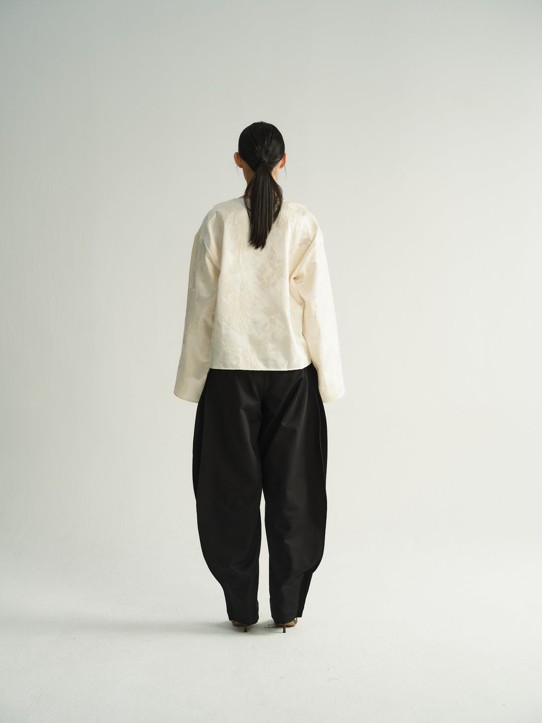 Cleo Jacquard blouse