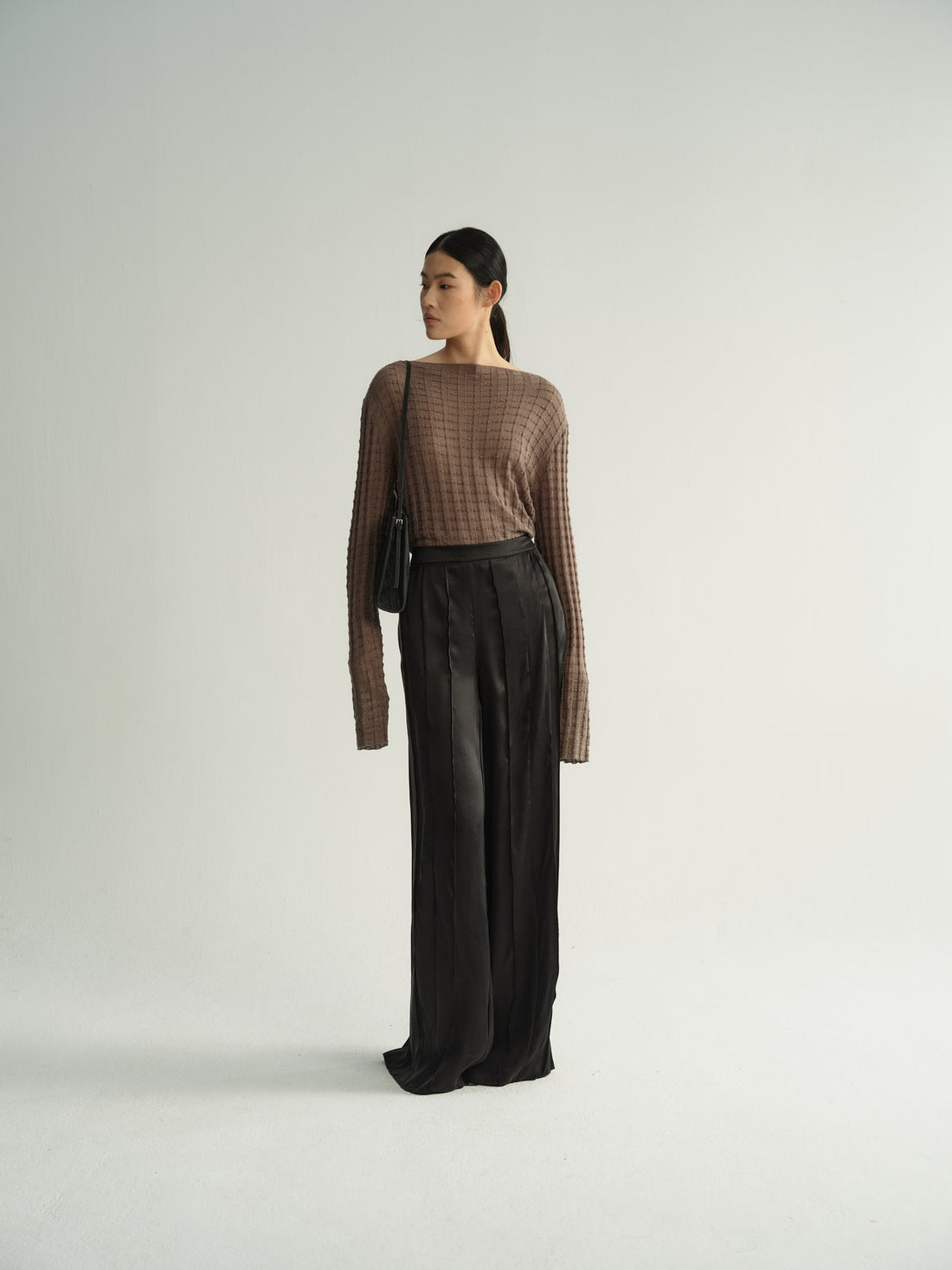 Alma satin trousers