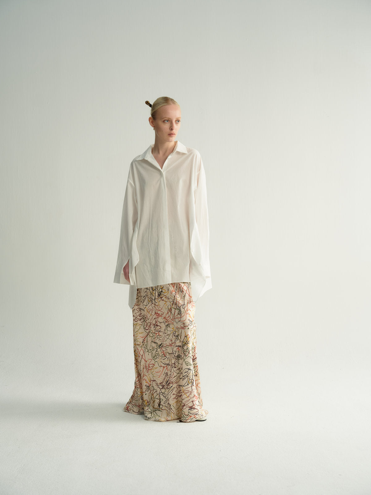 Ruby print skirt