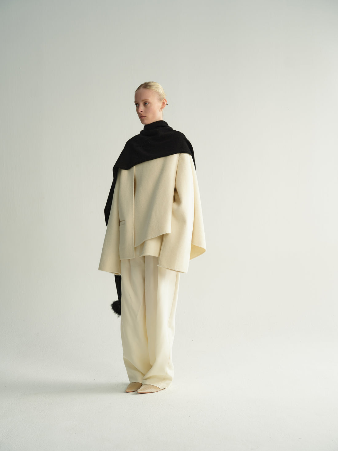Astra cape coat