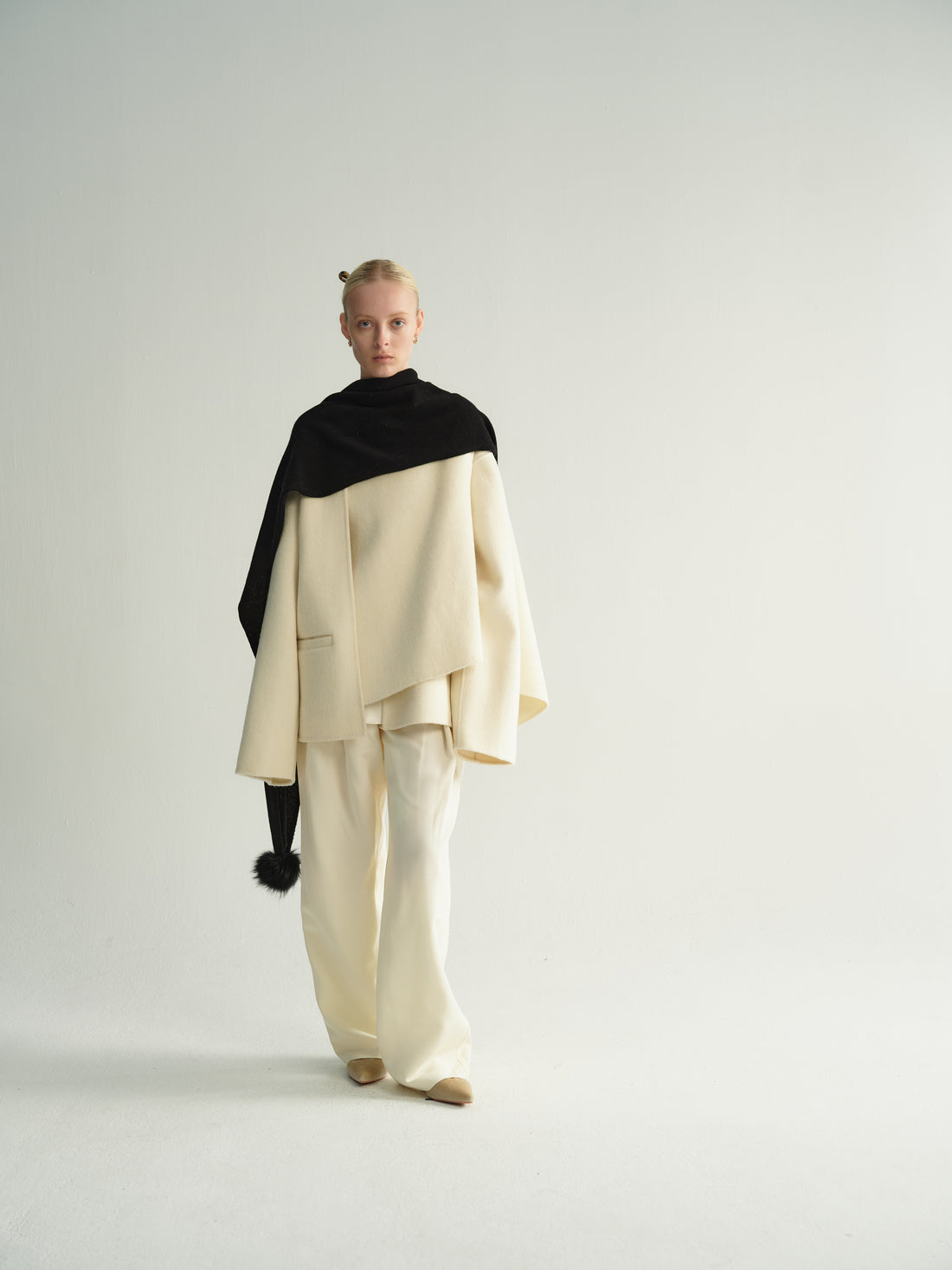 Astra cape coat