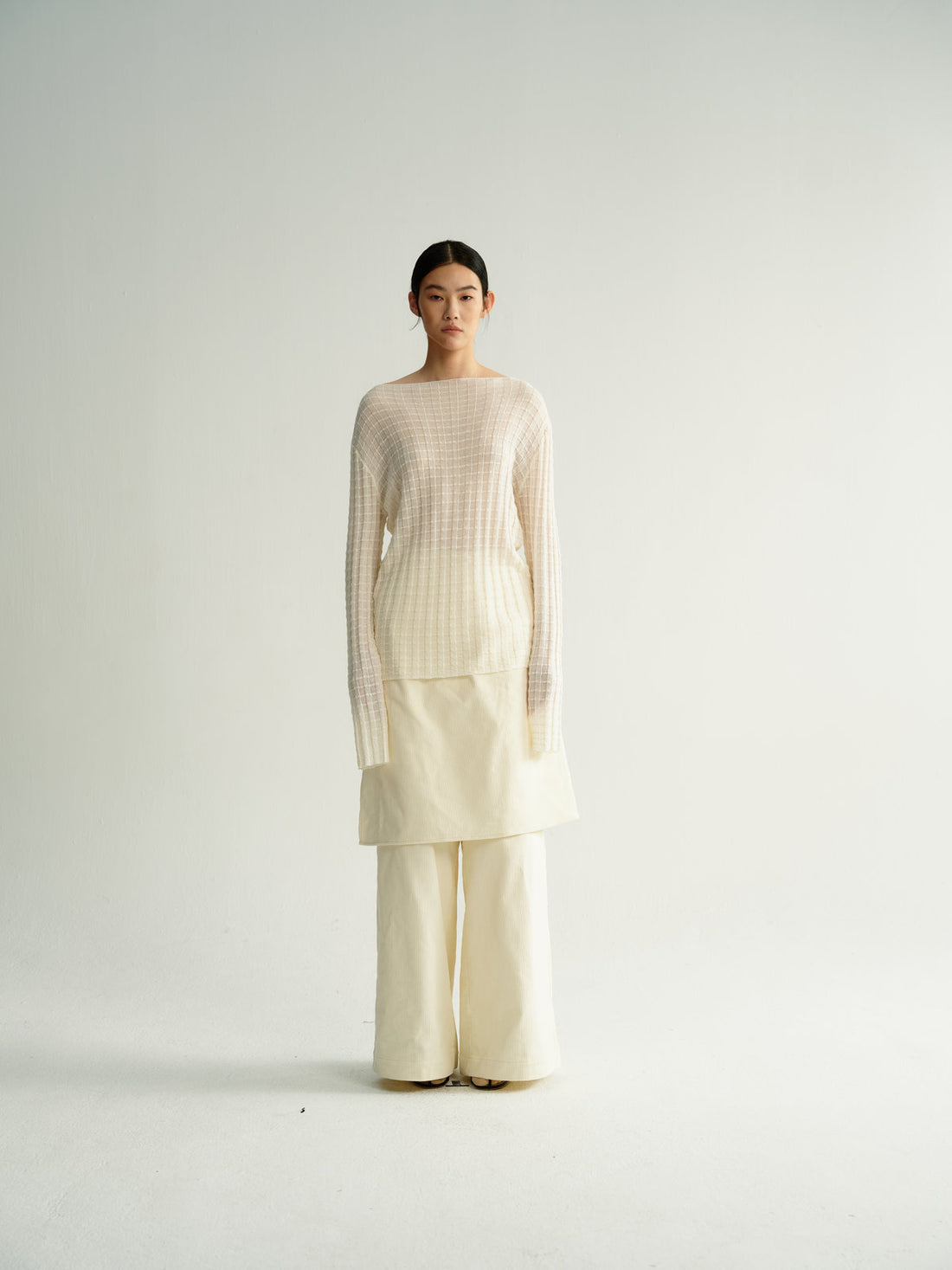 Ruby silk cashmere tank