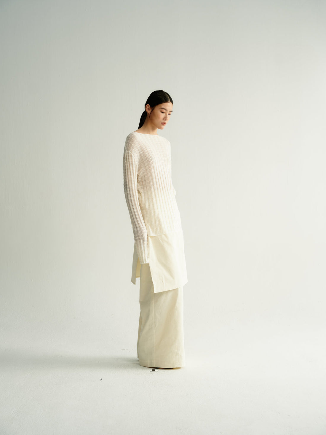 Ruby silk cashmere tank