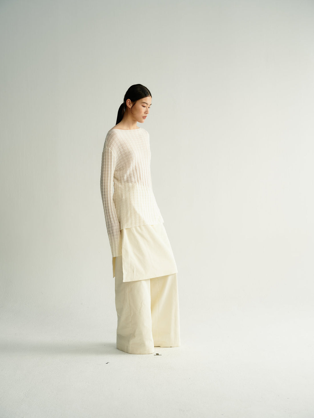 Ruby silk cashmere tank