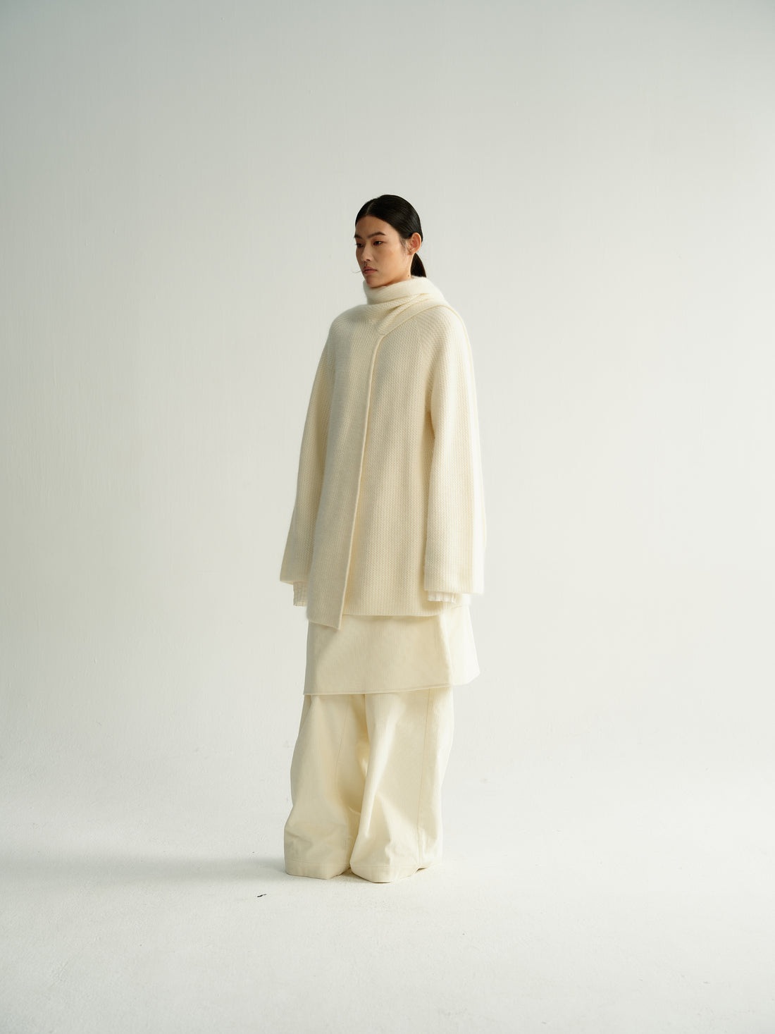 Aven scarf cardigan
