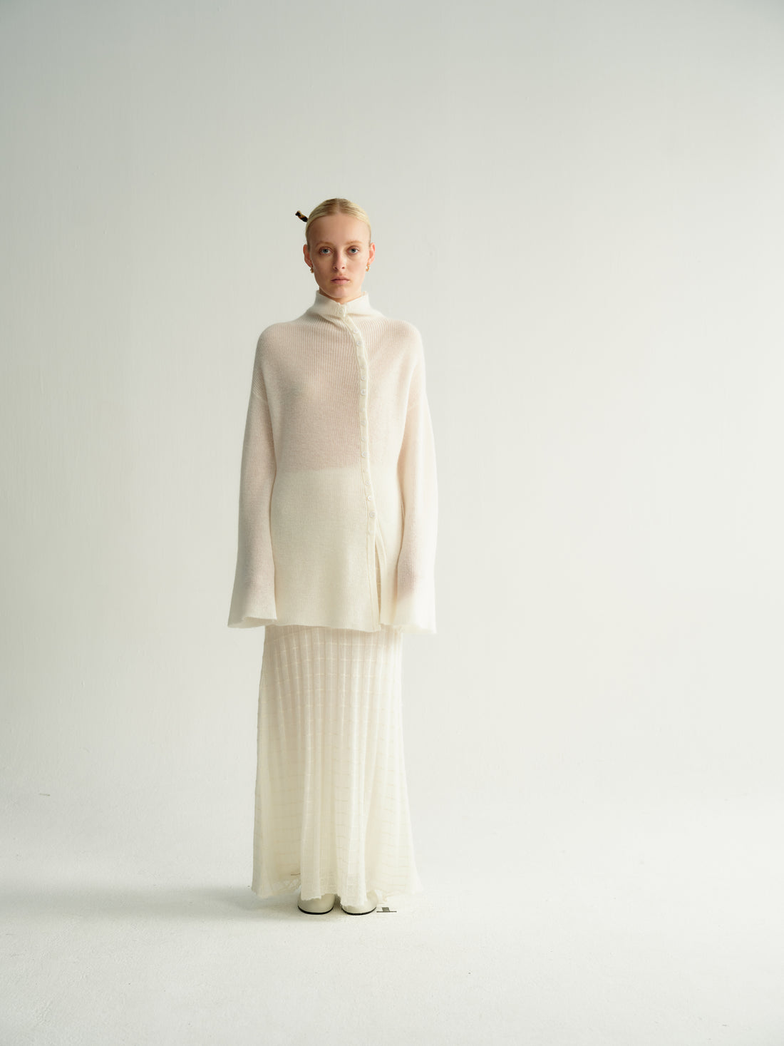 Cleo button knit