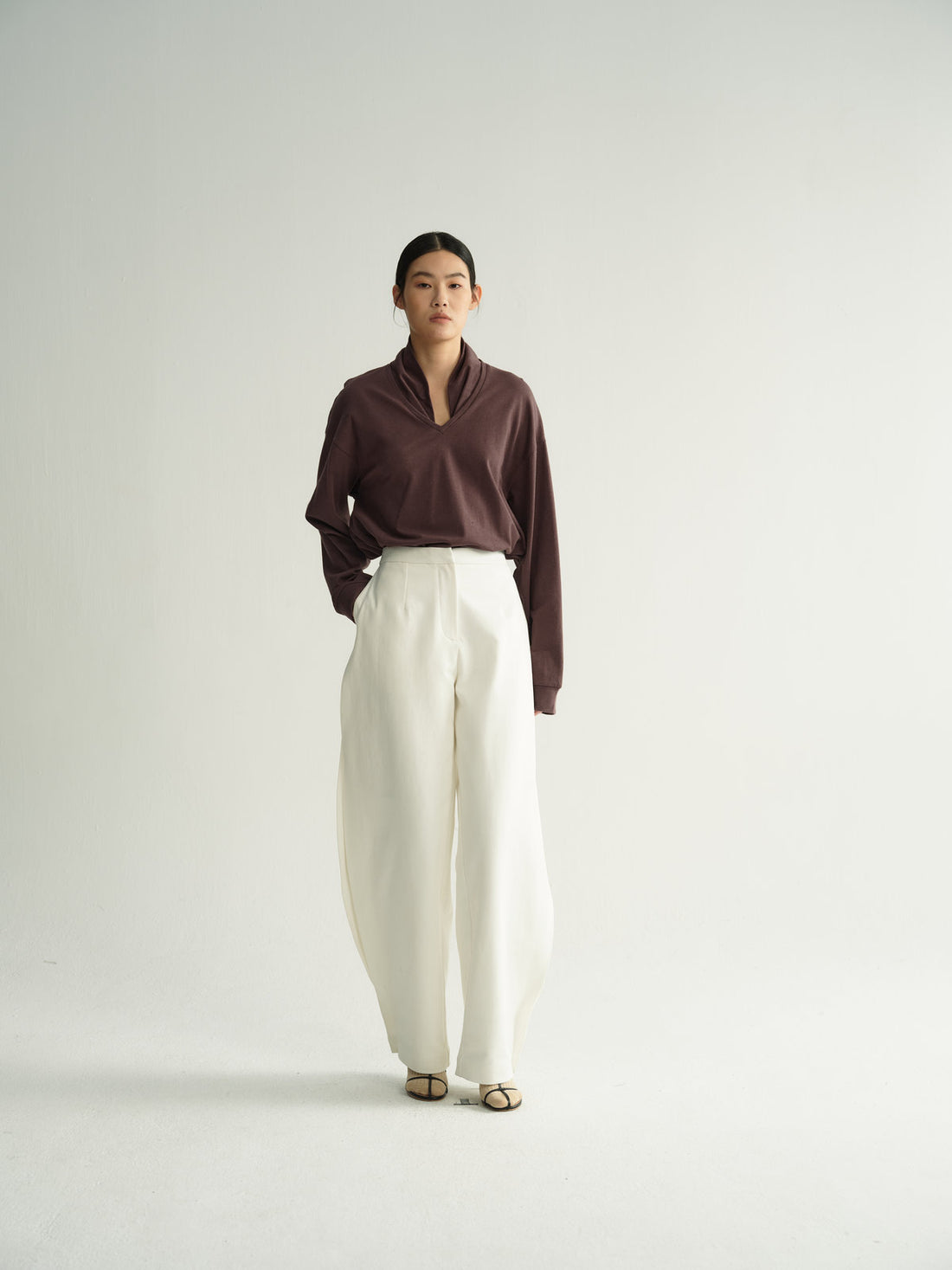 Inez collar sweater