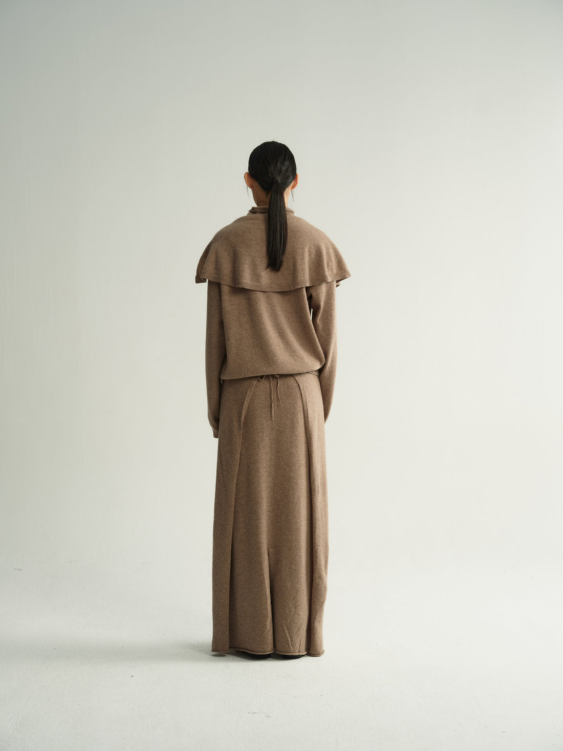 Sindy fold knit skirt