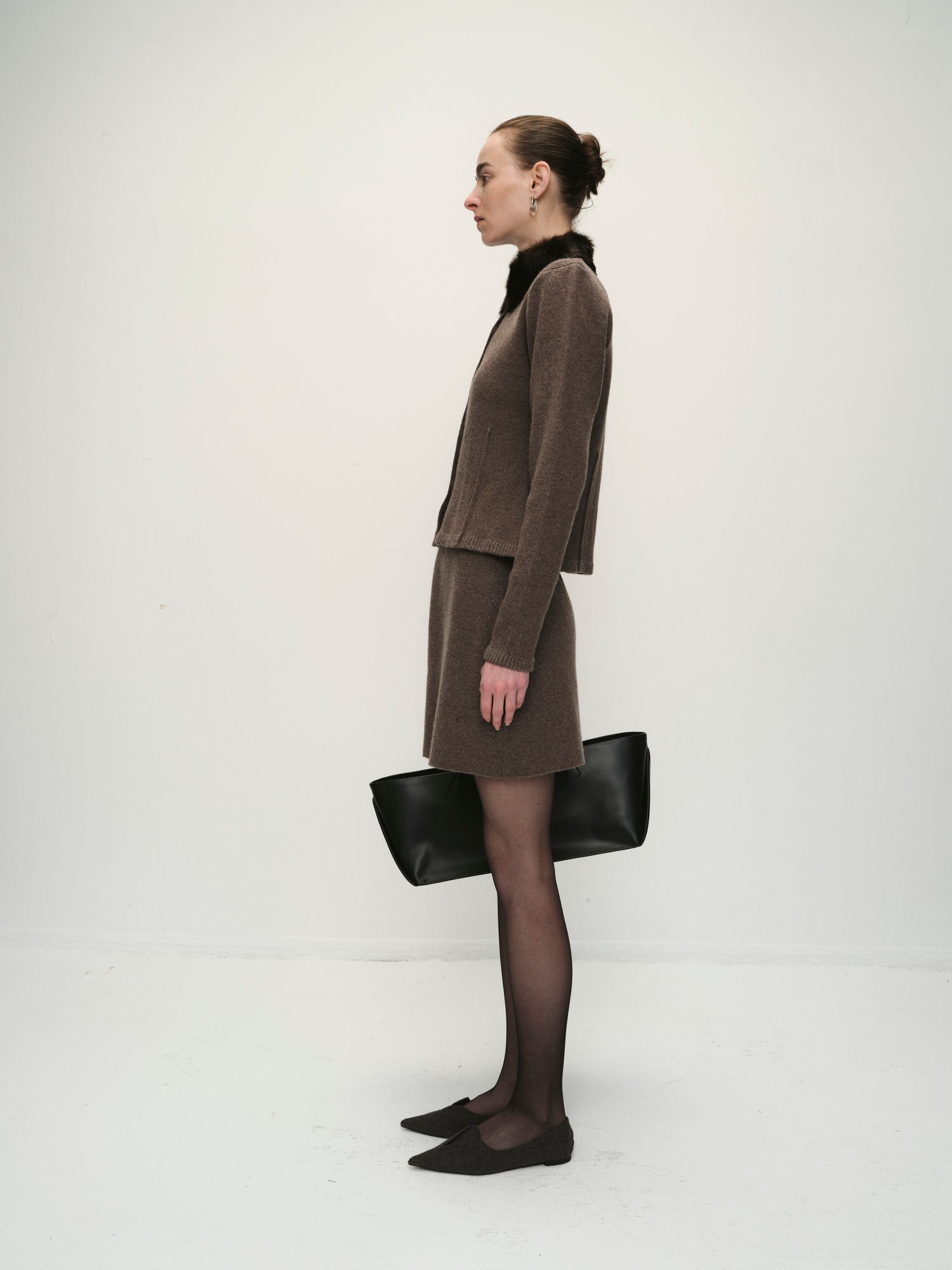 Tatiana cardigan with fur