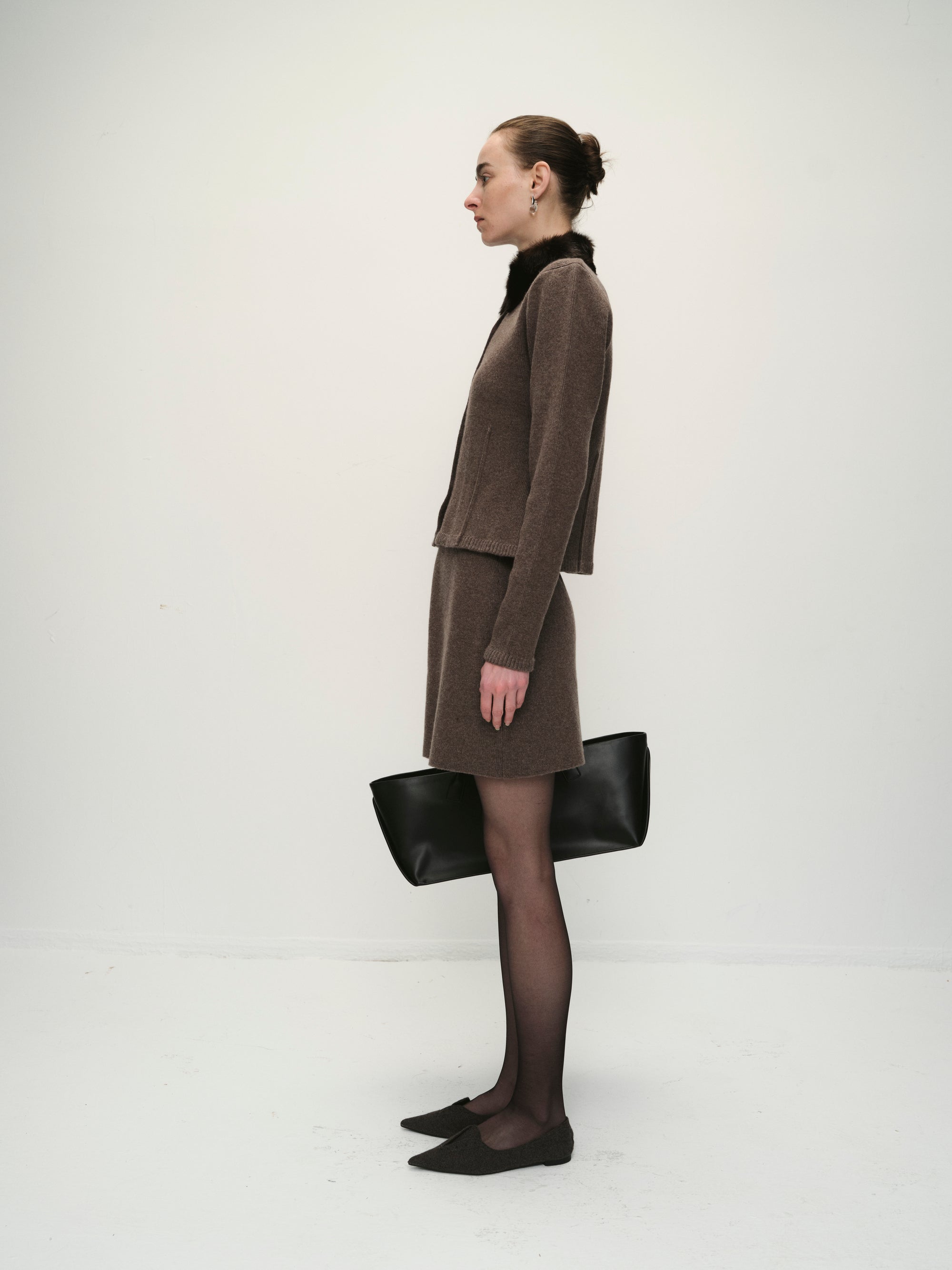 Tatiana cardigan with fur