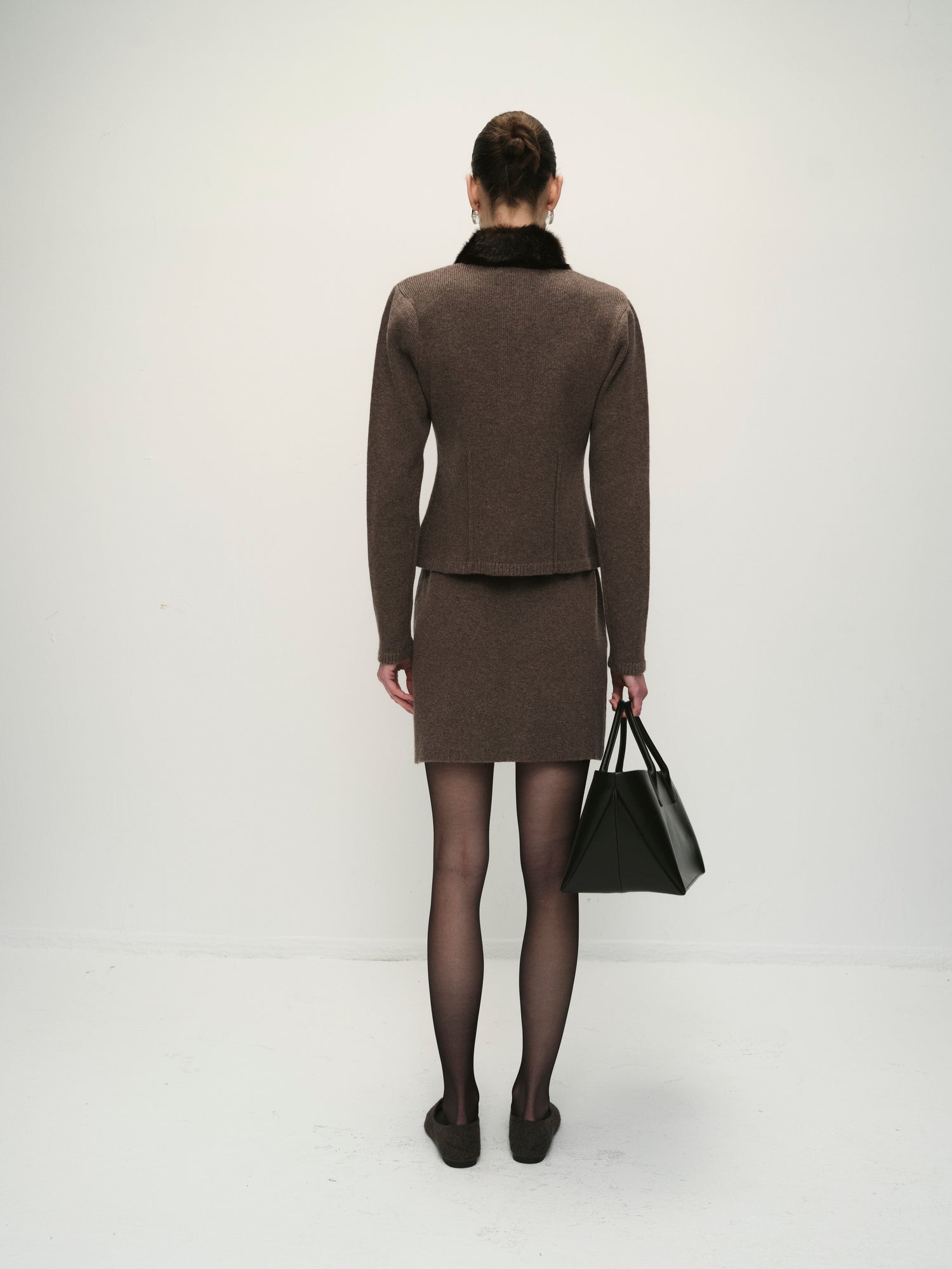 Tatiana cardigan with fur