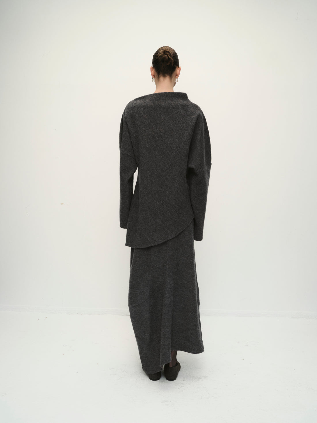 Rhea folded neckline blouse