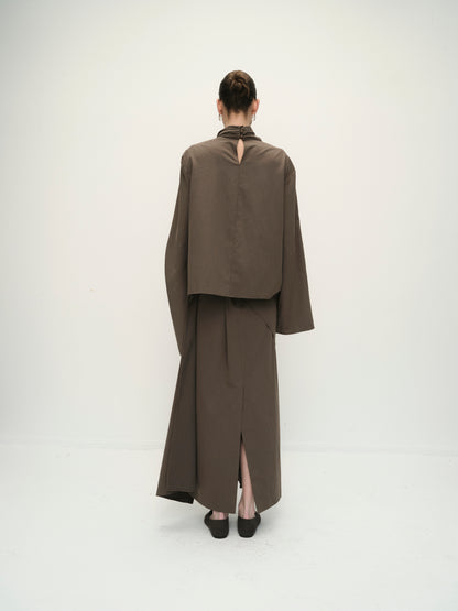 Tatiana flap skirt