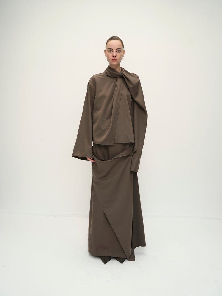 Tatiana flap skirt