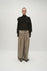 Larissa pleated wool trousers