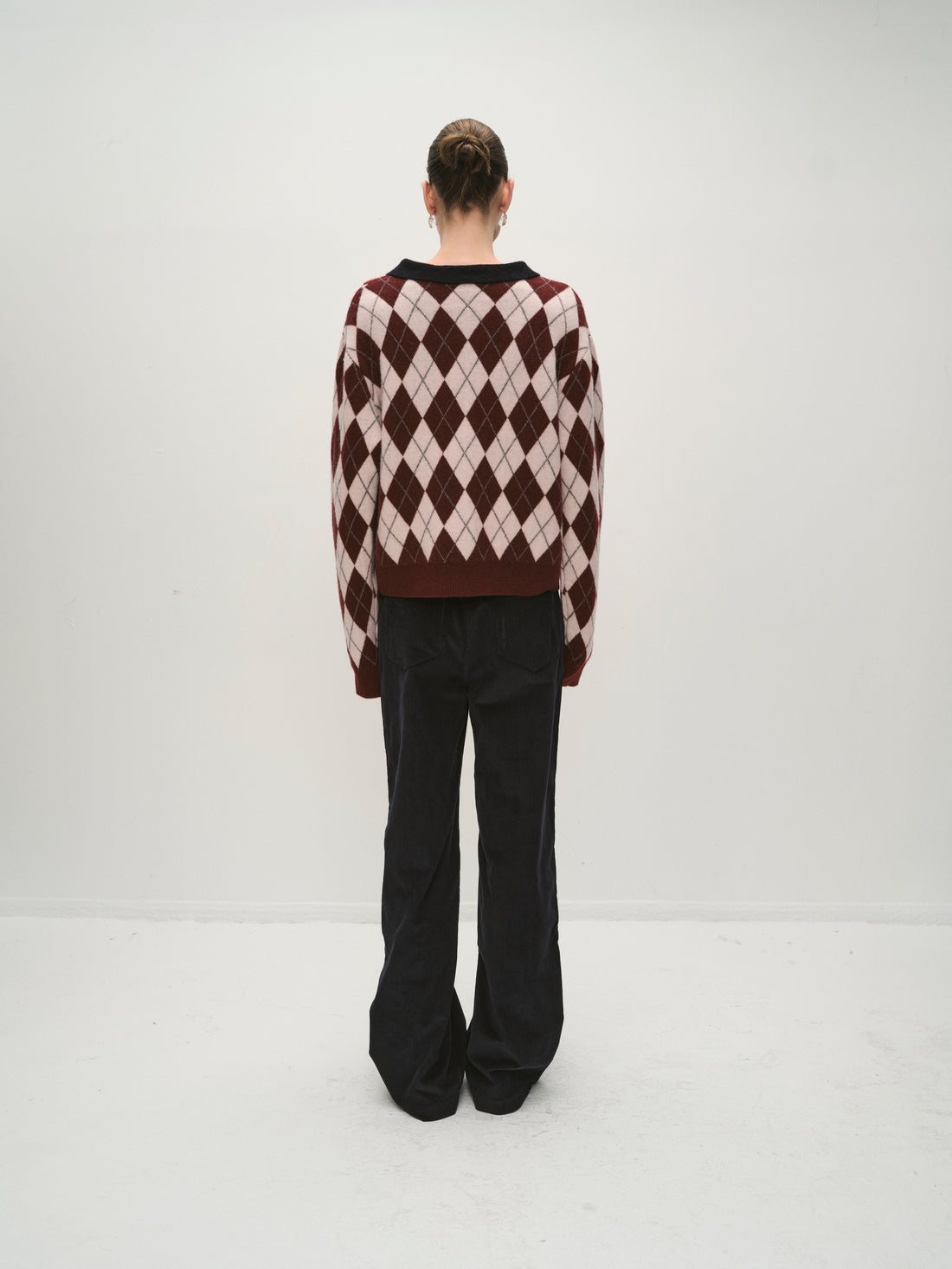 Araki checked knit