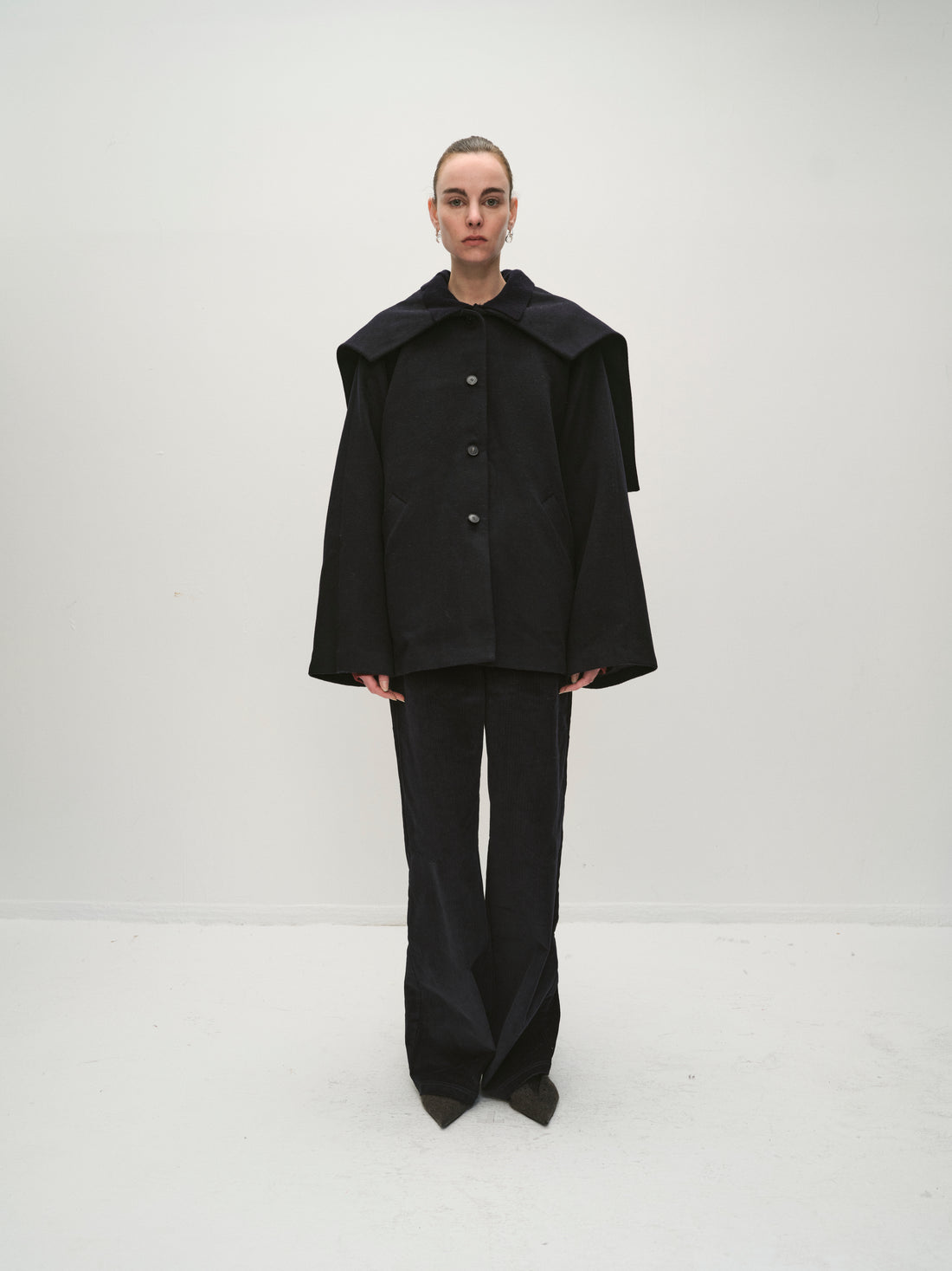 Portia collar coat