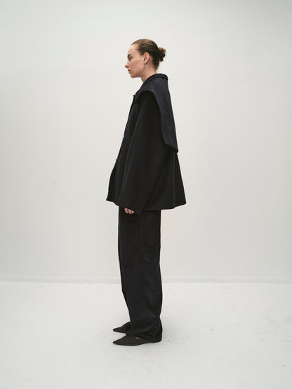 Portia collar coat