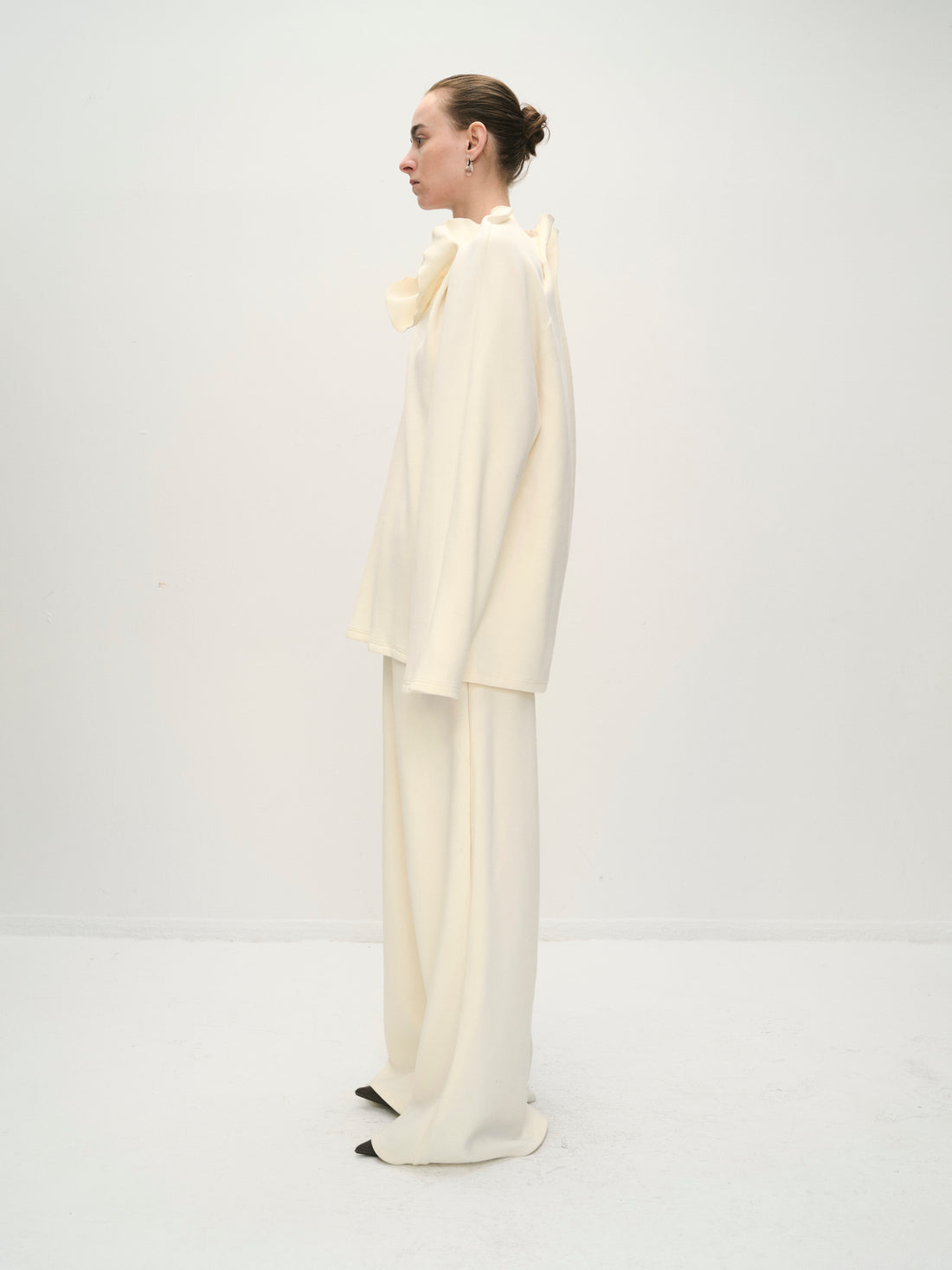 Tatiana gathered sweater