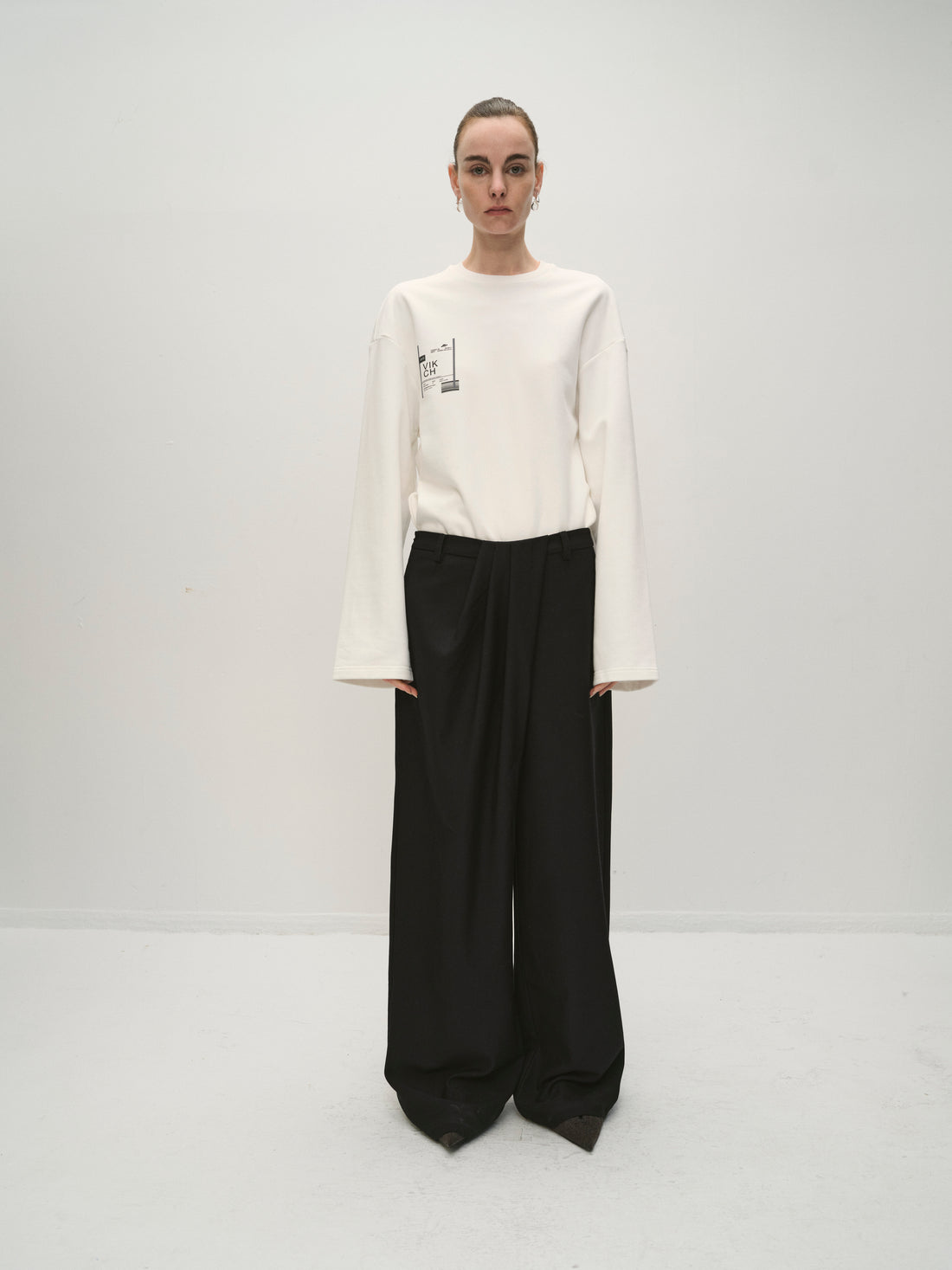 Portia pleated trousers