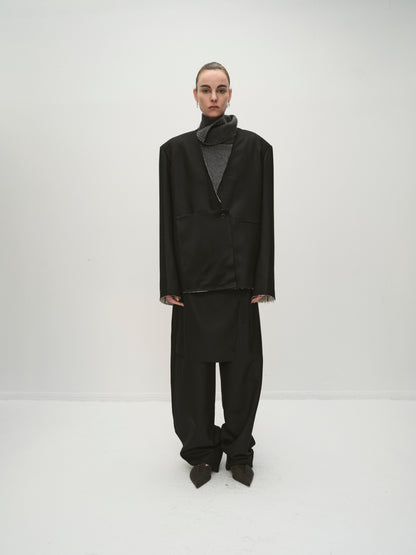 Juliet raw edge blazer