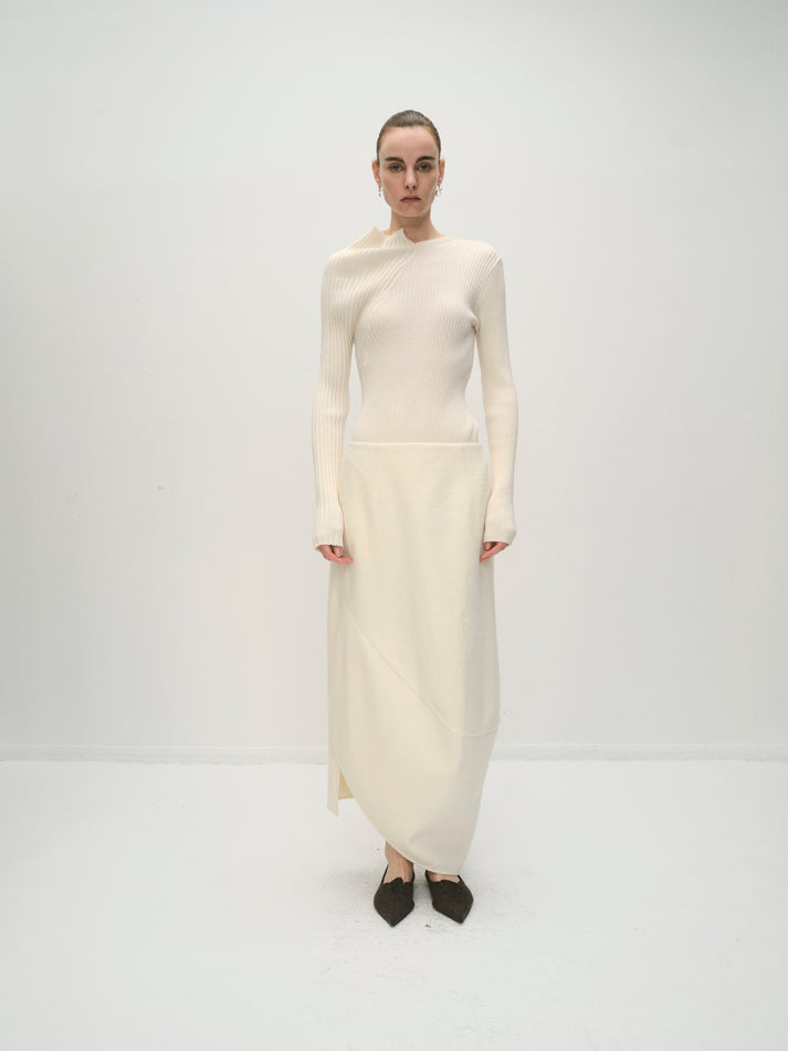 Gala skewed knit
