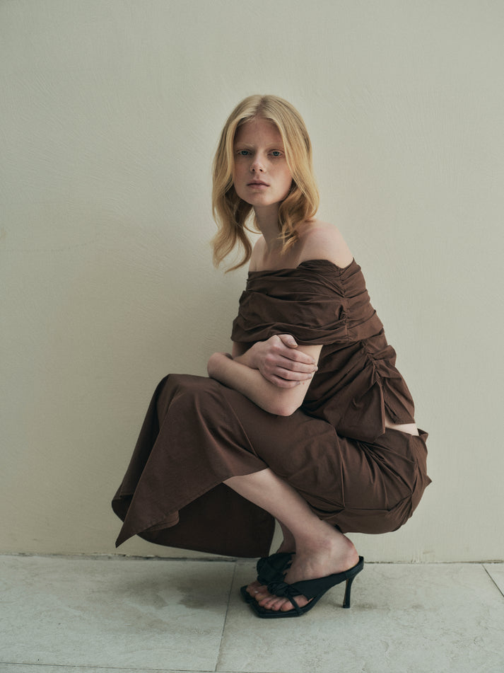 Udo gathered skirt