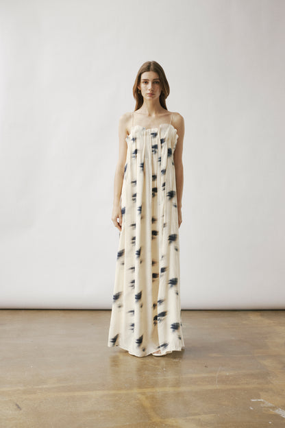Nili gathered long dress