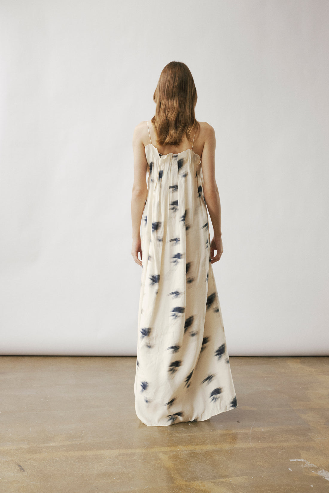 Nili gathered long dress