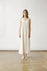 Kalida satin linen dress