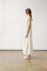 Kalida satin linen dress