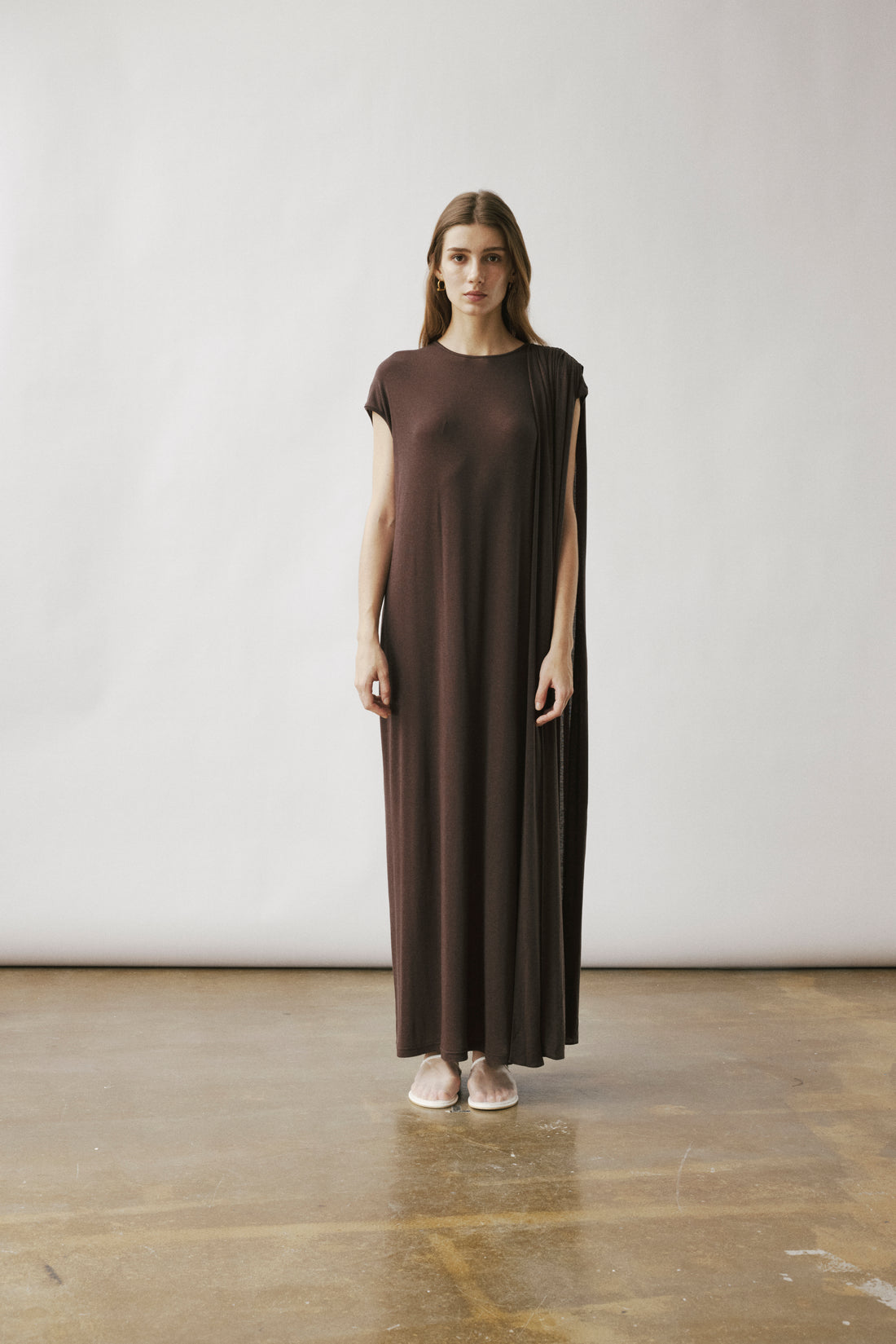 Cilla flap jersey dress
