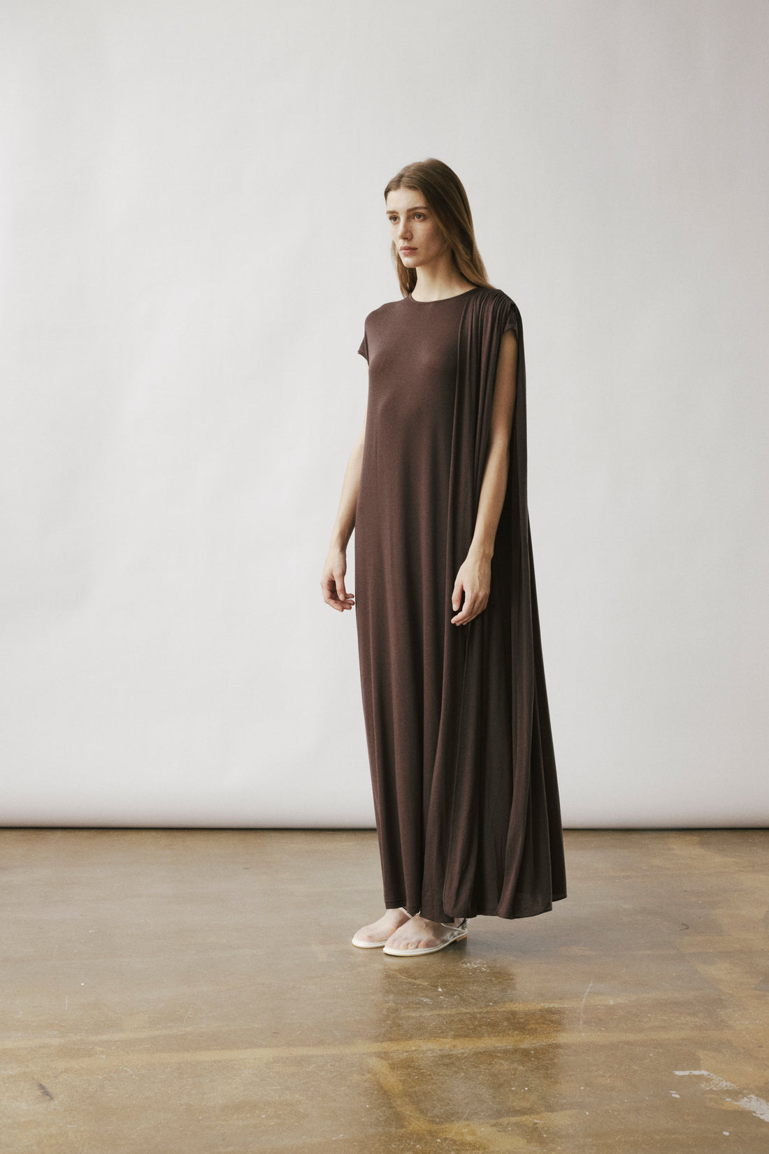 Cilla flap jersey dress