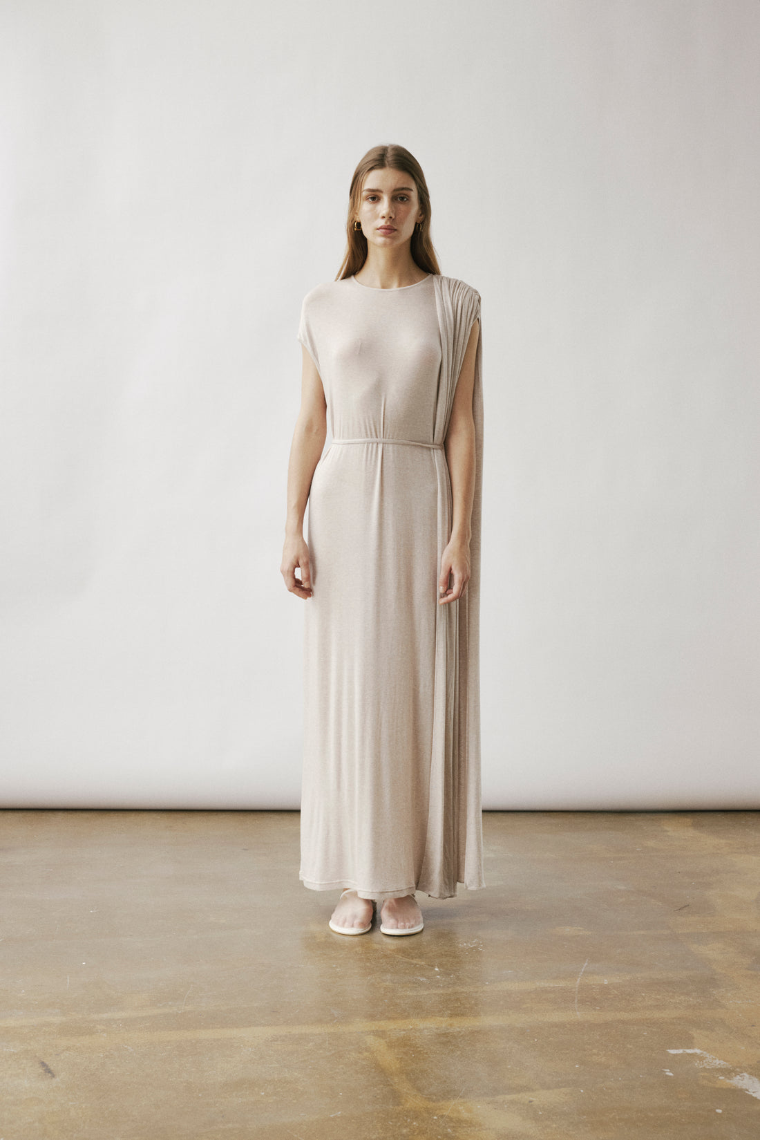 Cilla flap jersey dress