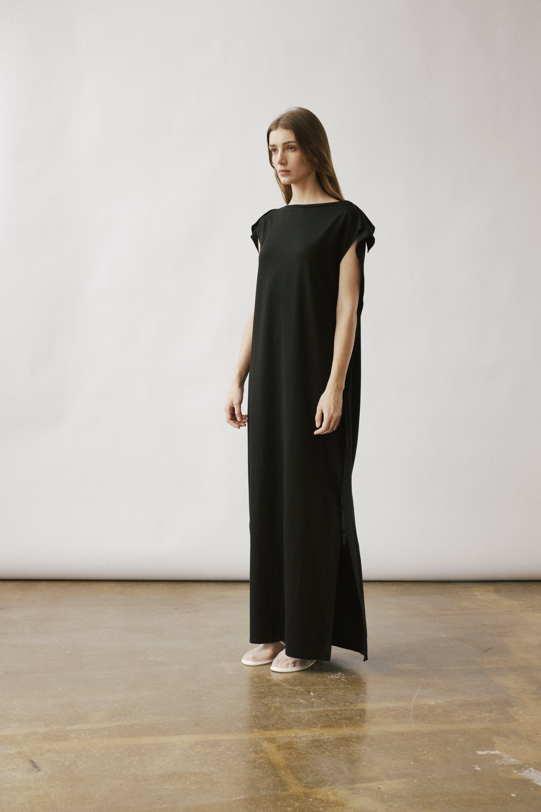 Eos jersey flap dress