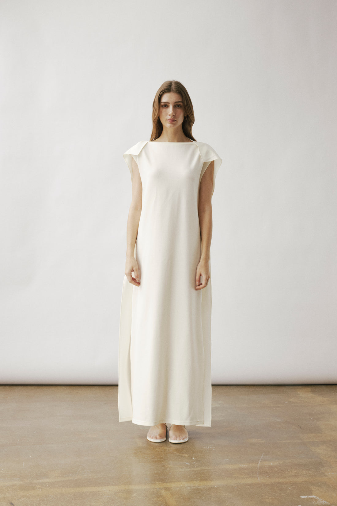 Eos jersey flap dress