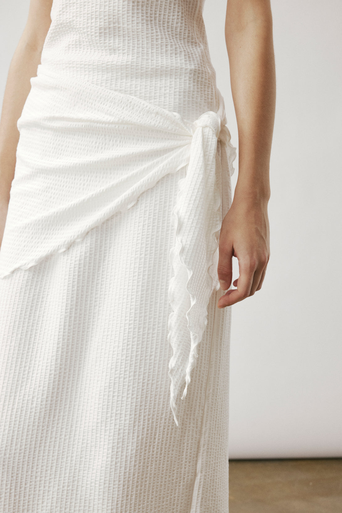 Triti waffle skirt