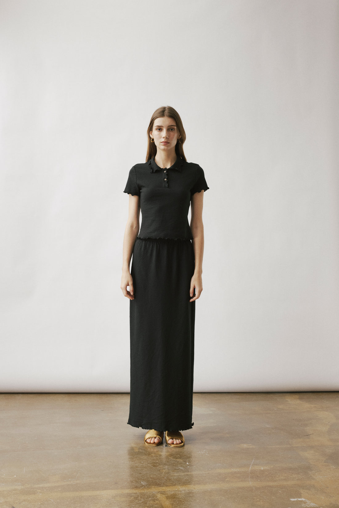 Triti waffle skirt