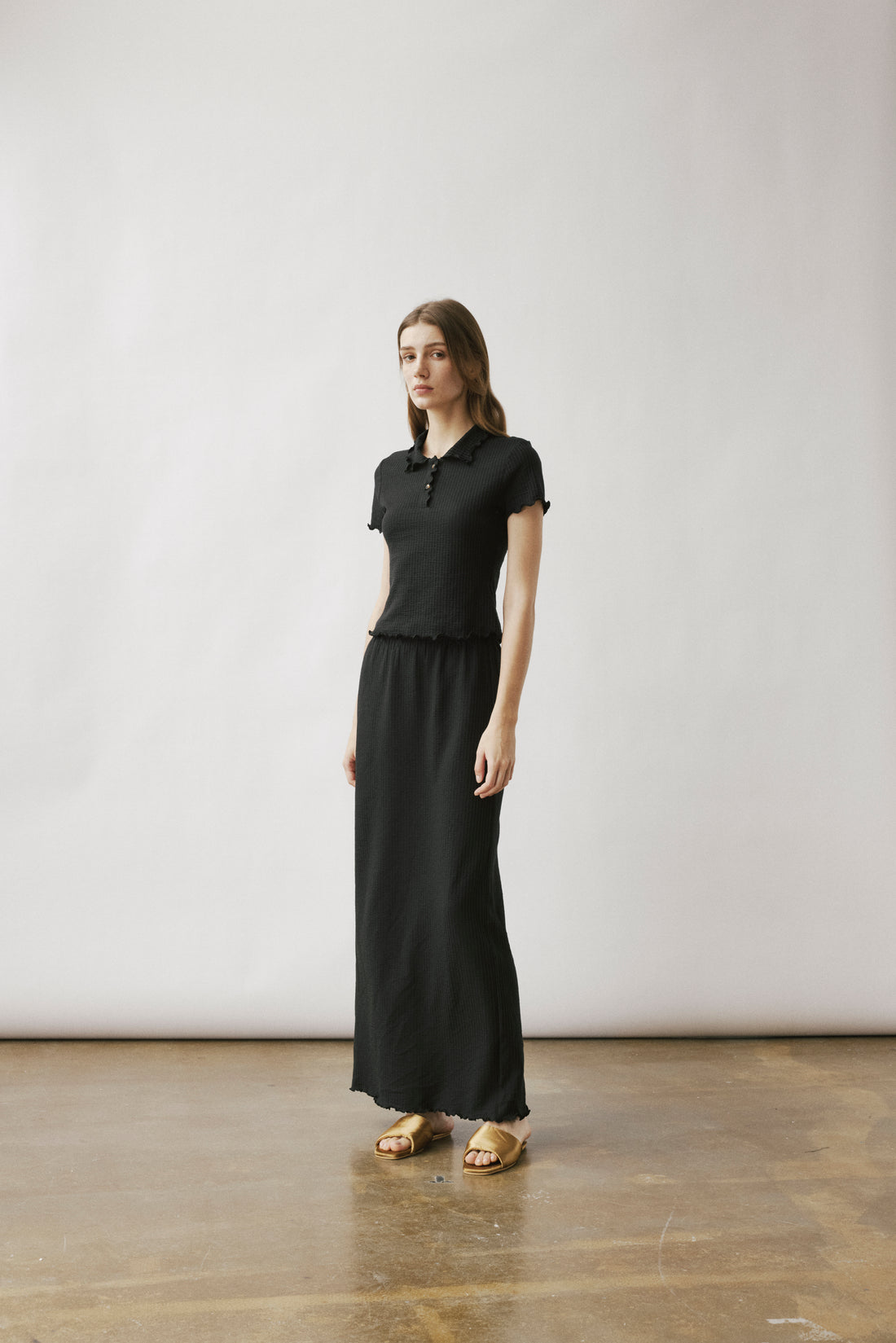 Triti waffle skirt