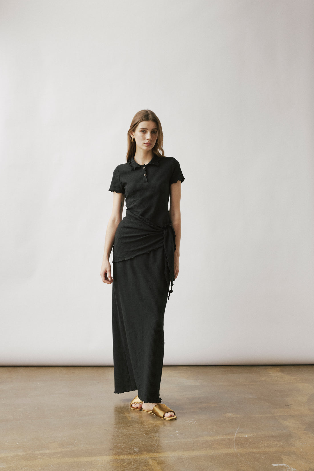 Triti waffle skirt