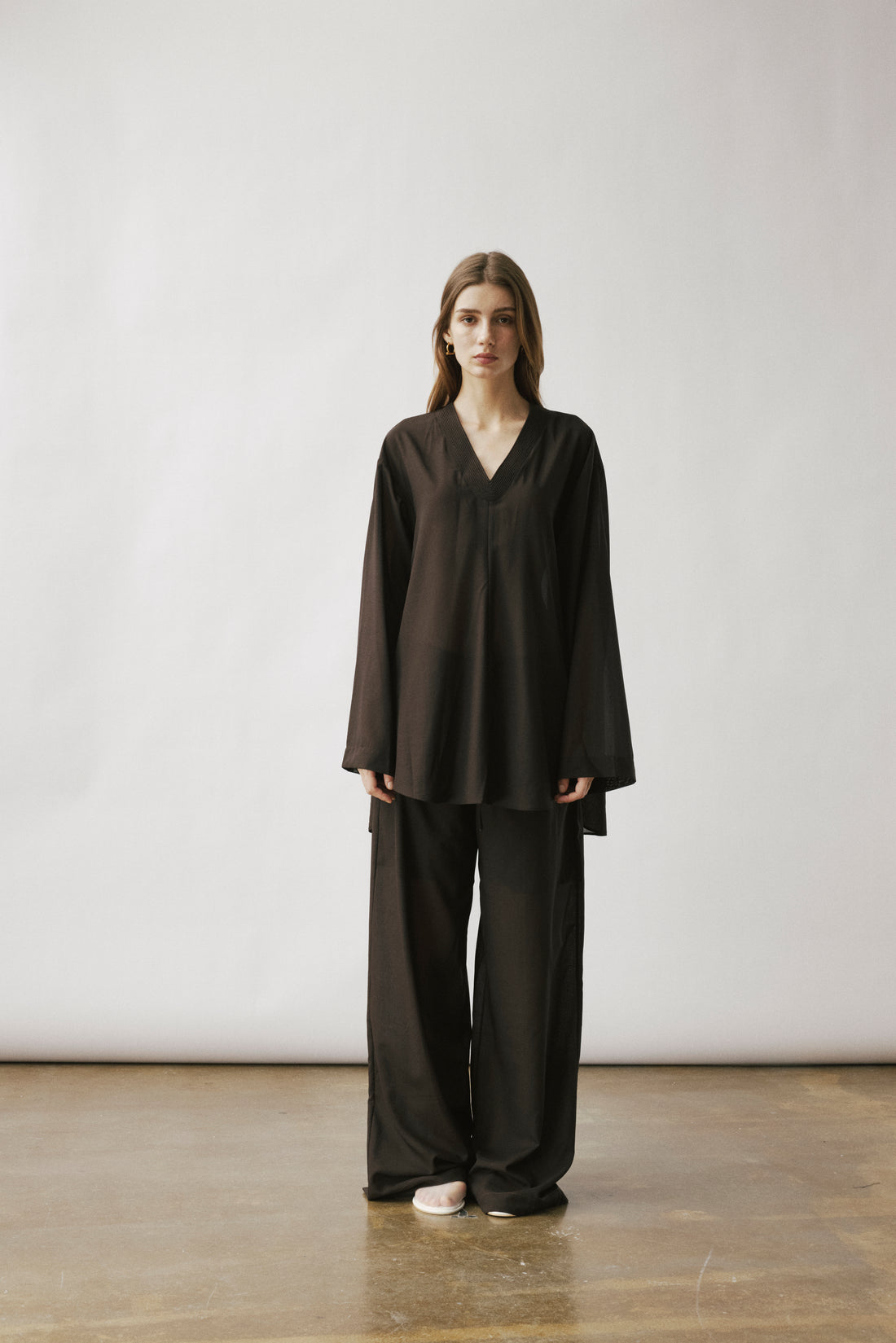 Sataya sheer trousers