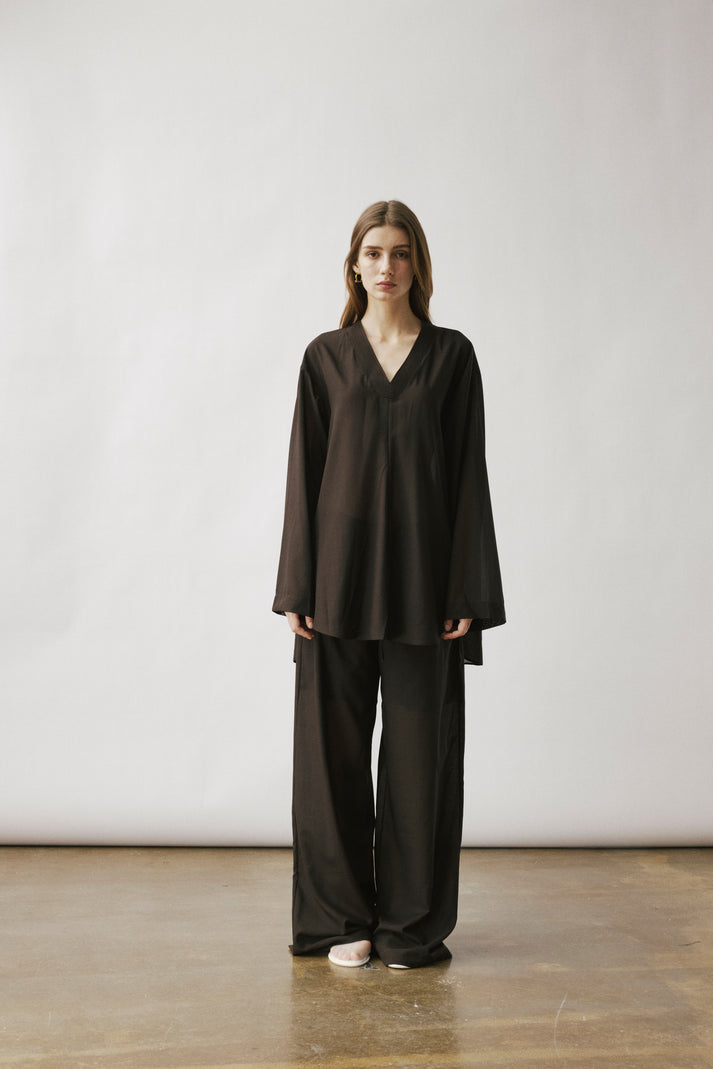 Sataya sheer trousers