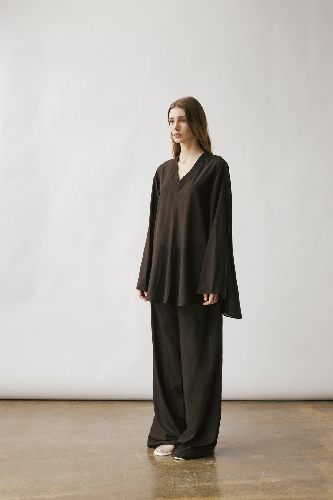 Sataya sheer trousers